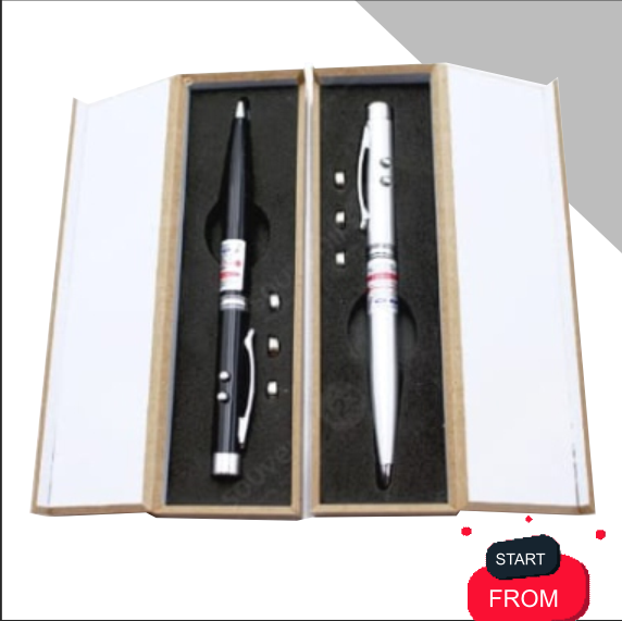 Ballpoint Laser Kotak Kayu